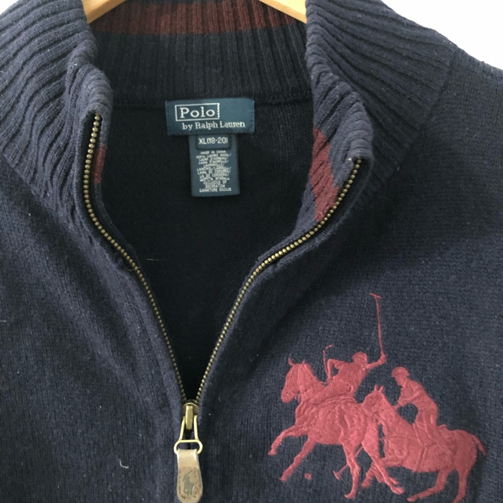 Polo Ralph Lauren Shawl Neck Full Zip Men’s Size M